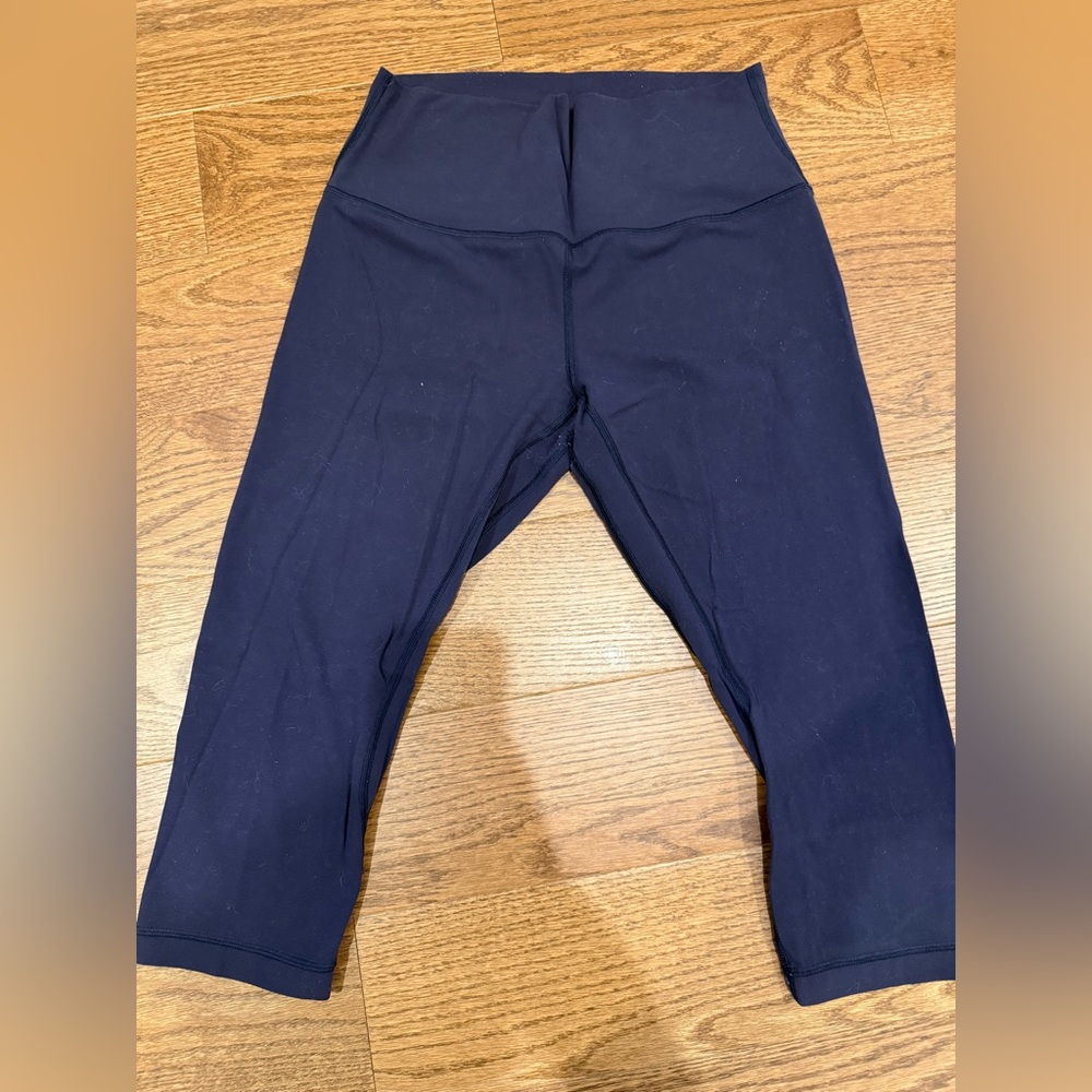 Lululemon Align Cropped Navy Blue Leggings
